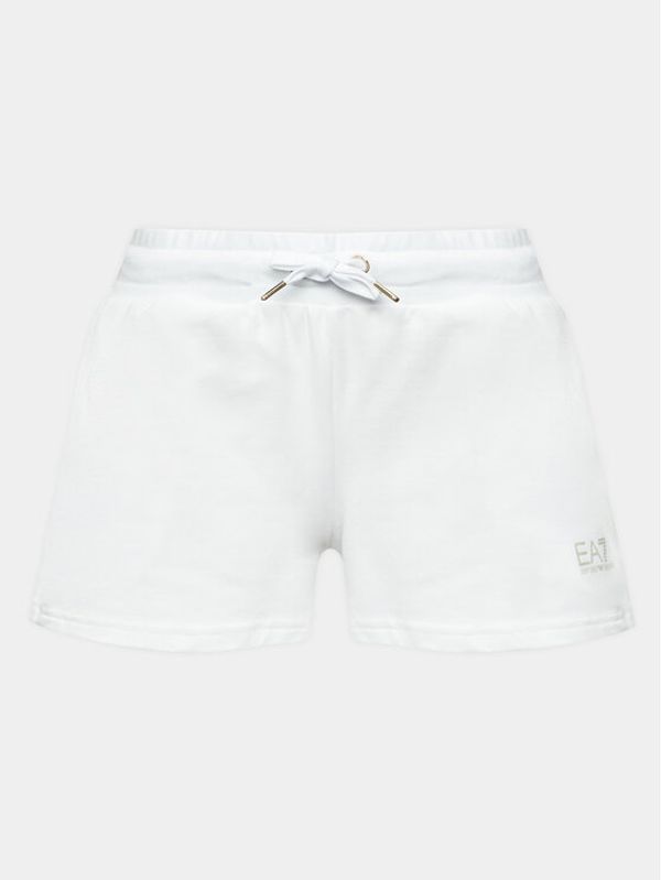 EA7 Emporio Armani EA7 Emporio Armani Спортни шорти 3RTS59 TJCQZ 1100 Бял Regular Fit
