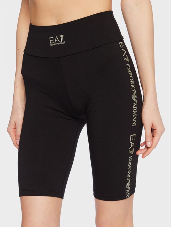 EA7 Emporio Armani EA7 Emporio Armani Спортни шорти 3RTS61 TJ01Z 0200 Черен Slim Fit