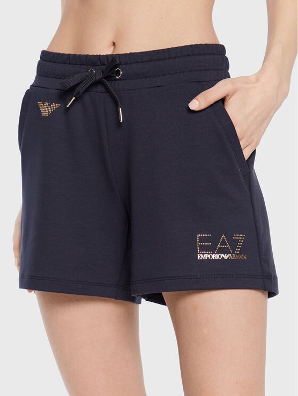EA7 Emporio Armani EA7 Emporio Armani Спортни шорти 3RTS63 TJ9RZ 1554 Тъмносин Regular Fit