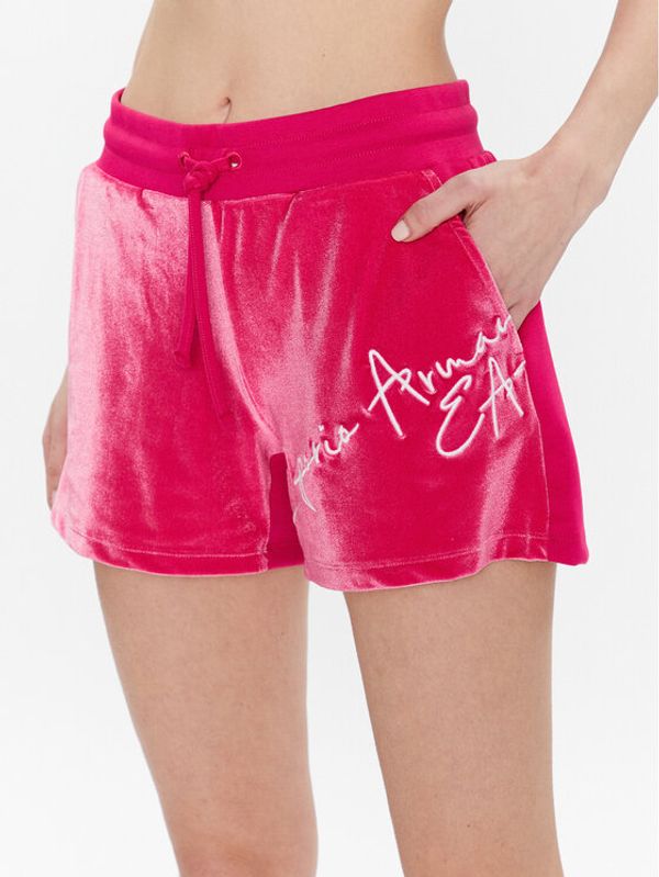 EA7 Emporio Armani EA7 Emporio Armani Спортни шорти 3RTS65 TJDWZ 1417 Розов Regular Fit