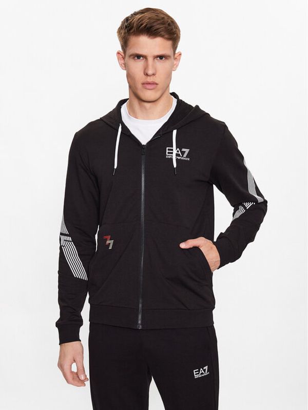 EA7 Emporio Armani EA7 Emporio Armani Суитшърт 3RPM07 PJLIZ 1200 Черен Regular Fit