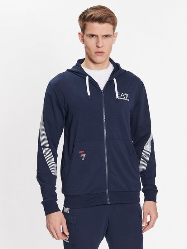 EA7 Emporio Armani EA7 Emporio Armani Суитшърт 3RPM07 PJLIZ 1554 Тъмносин Regular Fit