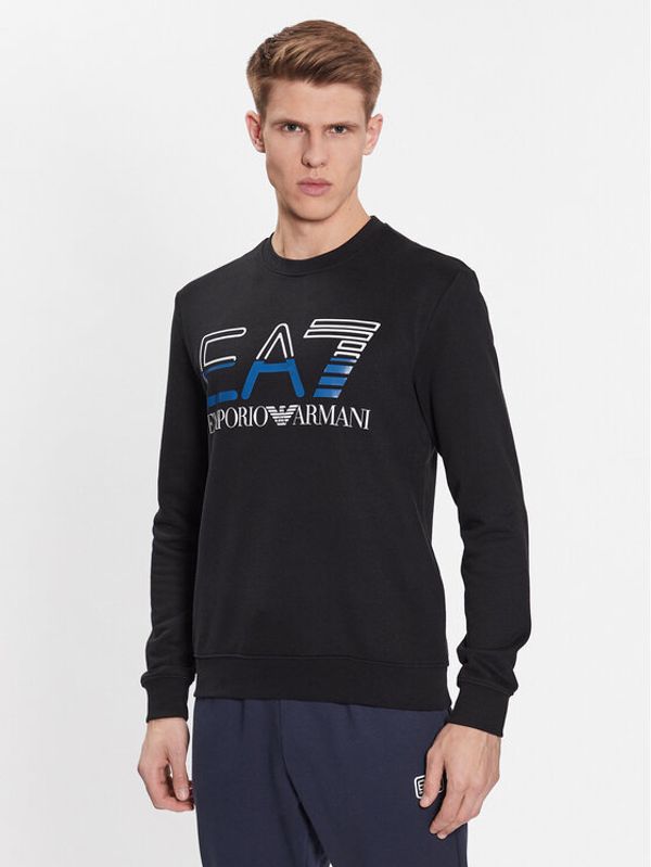 EA7 Emporio Armani EA7 Emporio Armani Суитшърт 3RPM12 PJLSZ 1200 Черен Regular Fit
