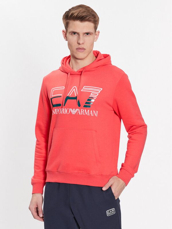 EA7 Emporio Armani EA7 Emporio Armani Суитшърт 3RPM13 PJLSZ 1480 Червен Regular Fit