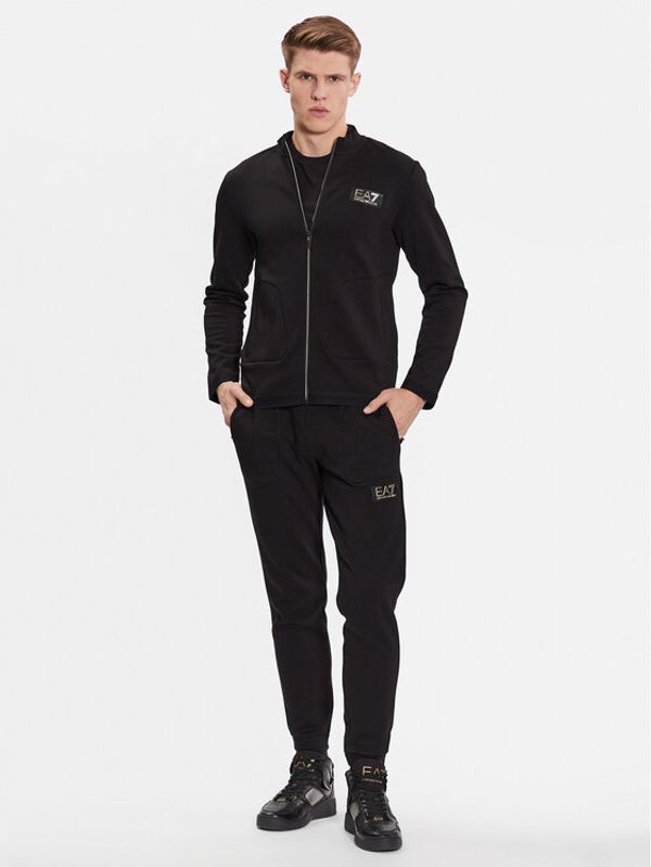 EA7 Emporio Armani EA7 Emporio Armani Суитшърт 3RPM57 PJFAZ 1200 Черен Regular Fit