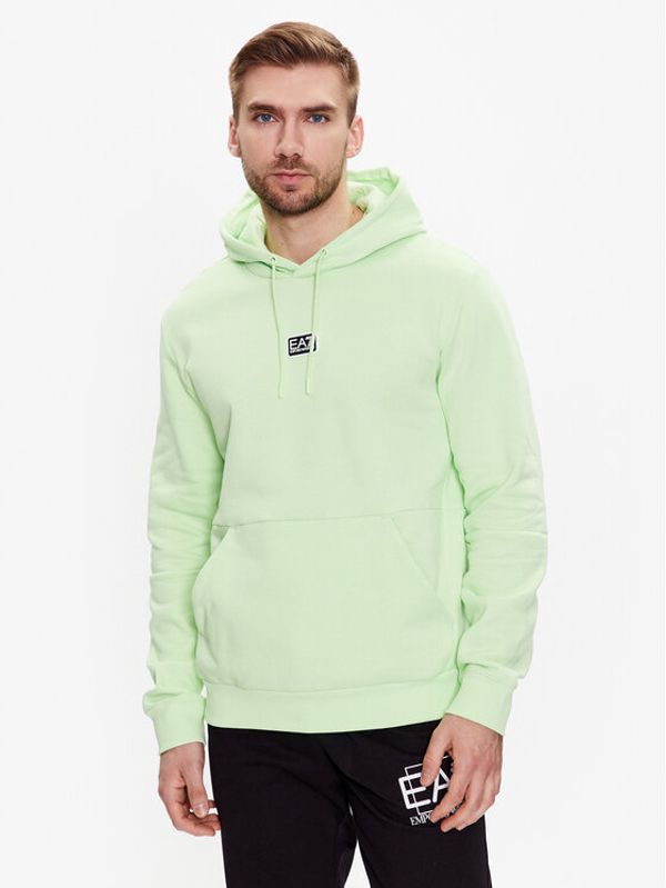EA7 Emporio Armani EA7 Emporio Armani Суитшърт 3RPM96 PJ07Z 1805 Зелен Regular Fit