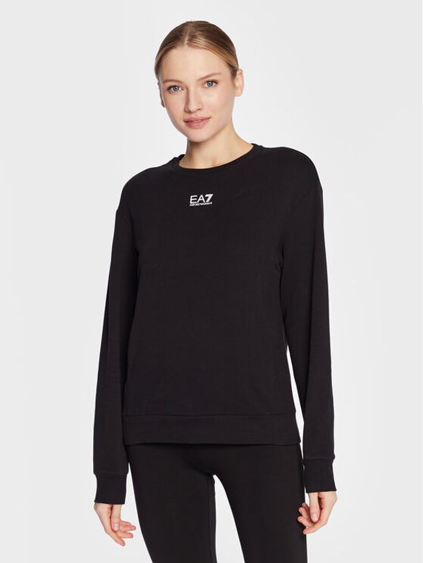 EA7 Emporio Armani EA7 Emporio Armani Суитшърт 3RTM08 TJPWZ 1200 Черен Regular Fit