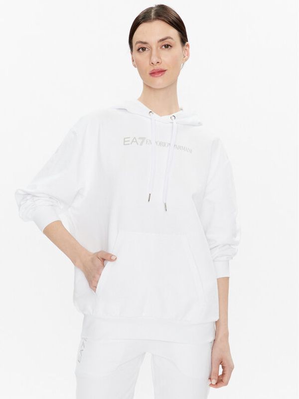 EA7 Emporio Armani EA7 Emporio Armani Суитшърт 3RTM20 TJCQZ 0101 Бял Regular Fit