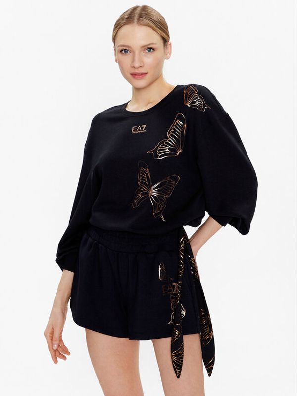 EA7 Emporio Armani EA7 Emporio Armani Суитшърт 3RTM23 TJLQZ 1200 Черен Relaxed Fit