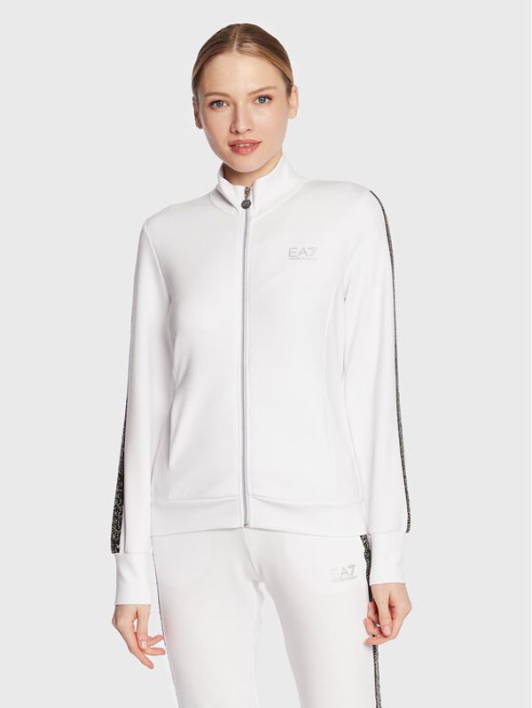 EA7 Emporio Armani EA7 Emporio Armani Суитшърт 3RTM48 TJLQZ 1100 Бял Regular Fit