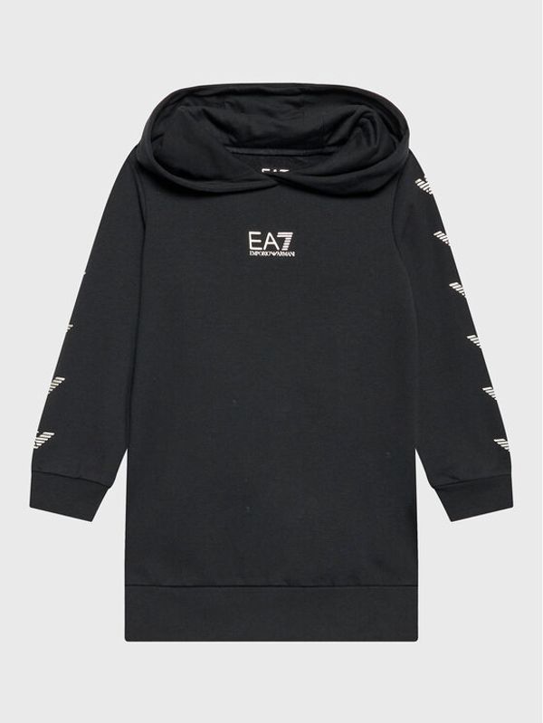 EA7 Emporio Armani EA7 Emporio Armani Суитшърт 6LFA01 FJALZ 0200 Черен Regular Fit