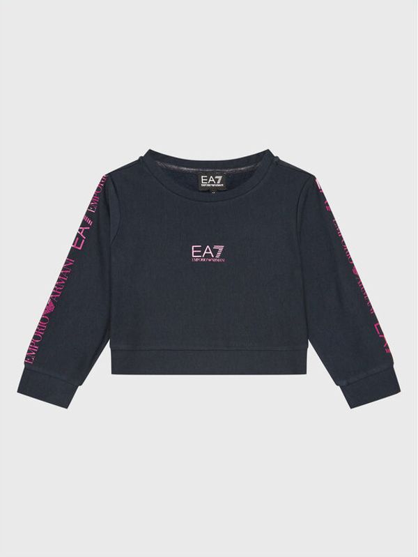 EA7 Emporio Armani EA7 Emporio Armani Суитшърт 6LFM02 FJALZ 1554 Тъмносин Regular Fit