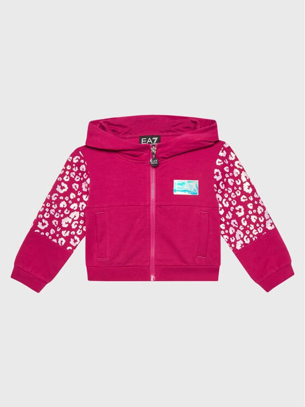 EA7 Emporio Armani EA7 Emporio Armani Суитшърт 6LFM05 FJ5FZ 1443 Розов Regular Fit