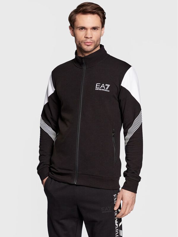 EA7 Emporio Armani EA7 Emporio Armani Суитшърт 6LPM01 PJ9FZ 1200 Черен Regular Fit