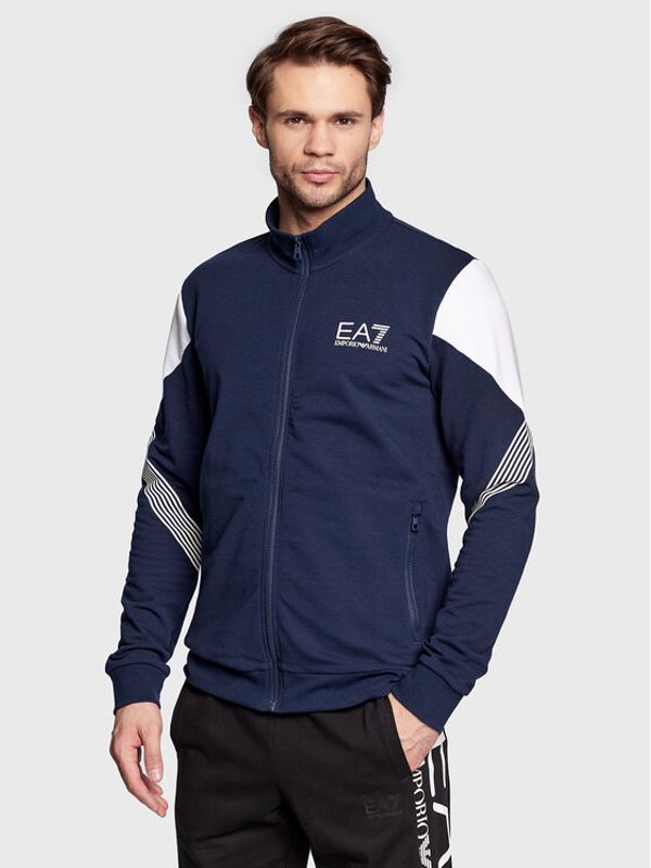 EA7 Emporio Armani EA7 Emporio Armani Суитшърт 6LPM01 PJ9FZ 1554 Тъмносин Regular Fit