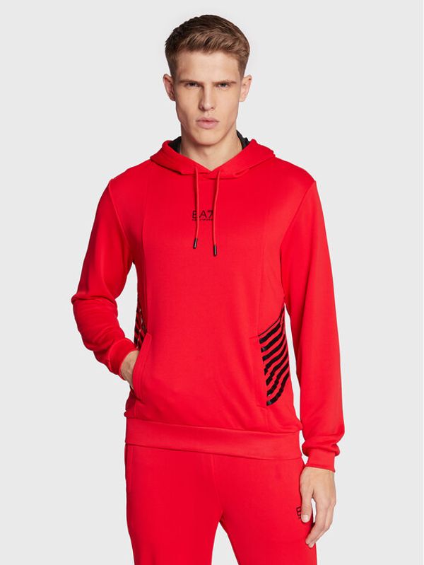EA7 Emporio Armani EA7 Emporio Armani Суитшърт 6LPM03 PJ16Z 1451 Червен Regular Fit
