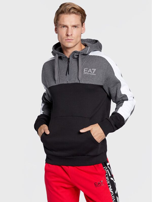 EA7 Emporio Armani EA7 Emporio Armani Суитшърт 6LPM15 PJ07Z 1200 Черен Regular Fit