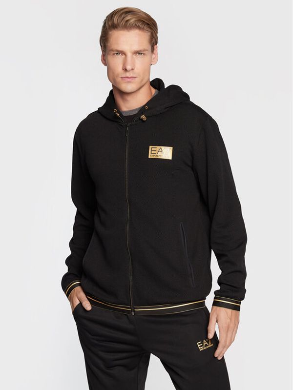 EA7 Emporio Armani EA7 Emporio Armani Суитшърт 6LPM33 PJG1Z 1200 Черен Regular Fit