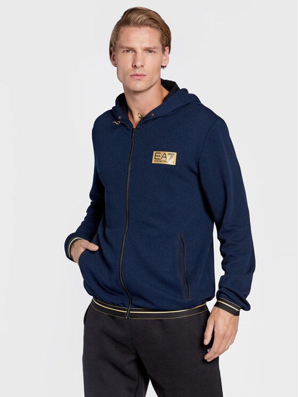 EA7 Emporio Armani EA7 Emporio Armani Суитшърт 6LPM33 PJG1Z 1554 Тъмносин Regular Fit