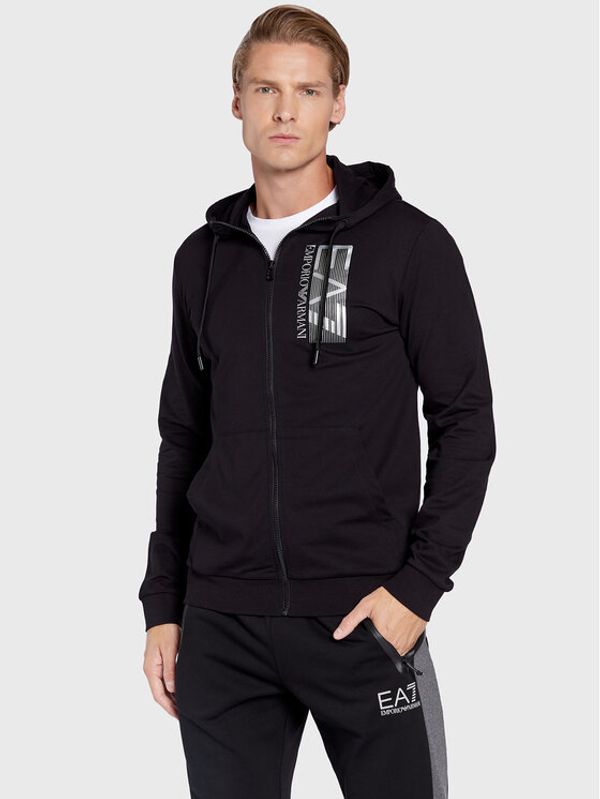 EA7 Emporio Armani EA7 Emporio Armani Суитшърт 6LPM53 PJ05Z 0200 Черен Regular Fit