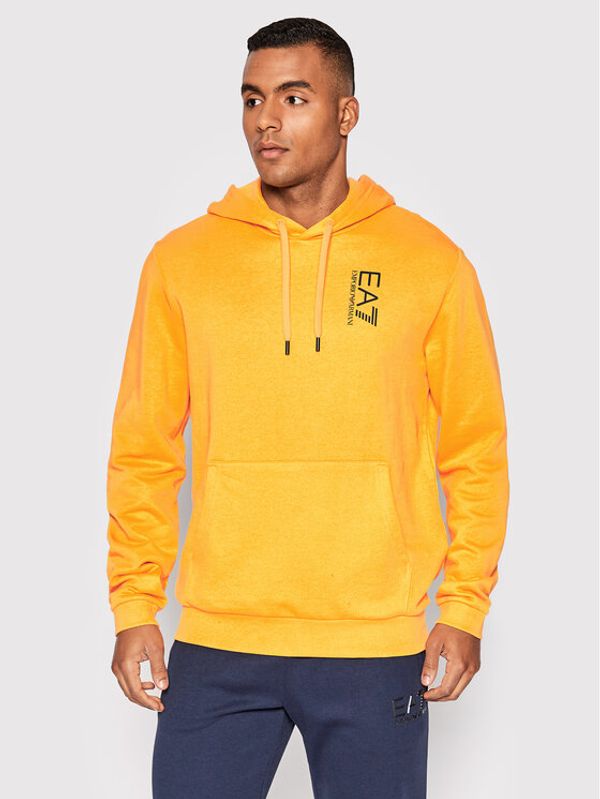 EA7 Emporio Armani EA7 Emporio Armani Суитшърт 6LPM57 PJHDZ 1629 Жълт Regular Fit