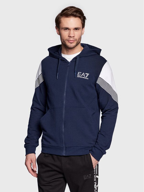 EA7 Emporio Armani EA7 Emporio Armani Суитшърт 6LPM58 PJ9FZ 1554 Тъмносин Regular Fit