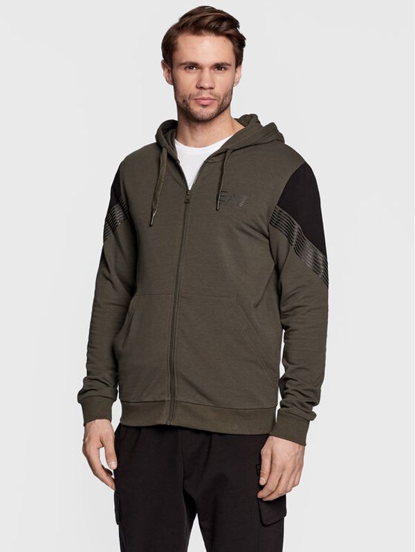 EA7 Emporio Armani EA7 Emporio Armani Суитшърт 6LPM58 PJ9FZ 1866 Каки Regular Fit