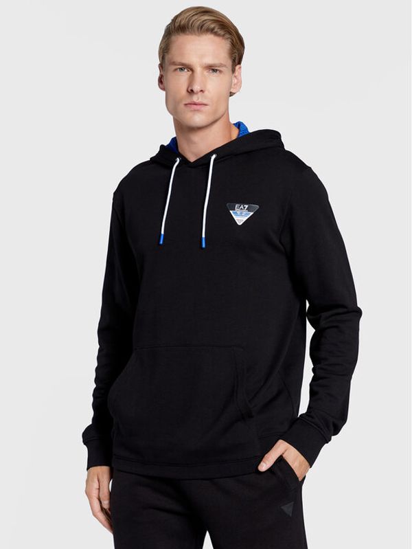 EA7 Emporio Armani EA7 Emporio Armani Суитшърт 6LPM72 PJEQZ 1200 Черен Regular Fit