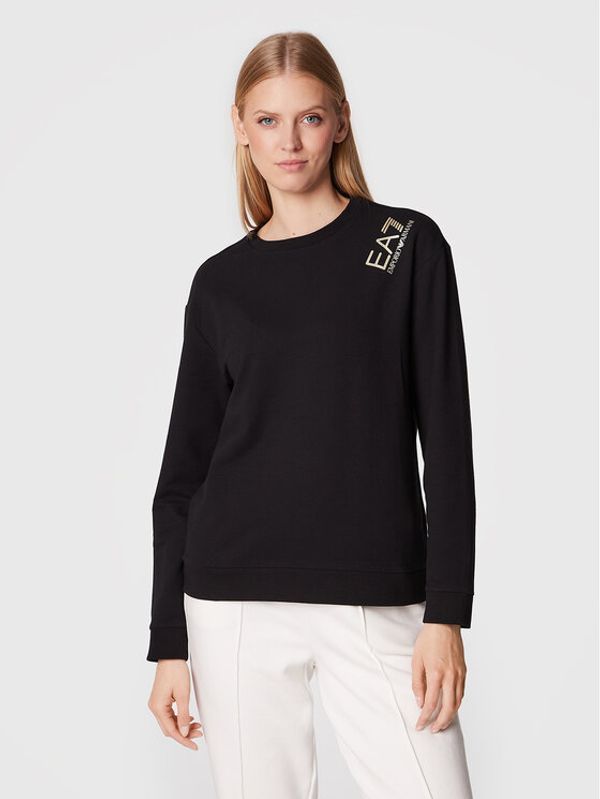 EA7 Emporio Armani EA7 Emporio Armani Суитшърт 6LTM06 TJCQZ 1200 Черен Regular Fit