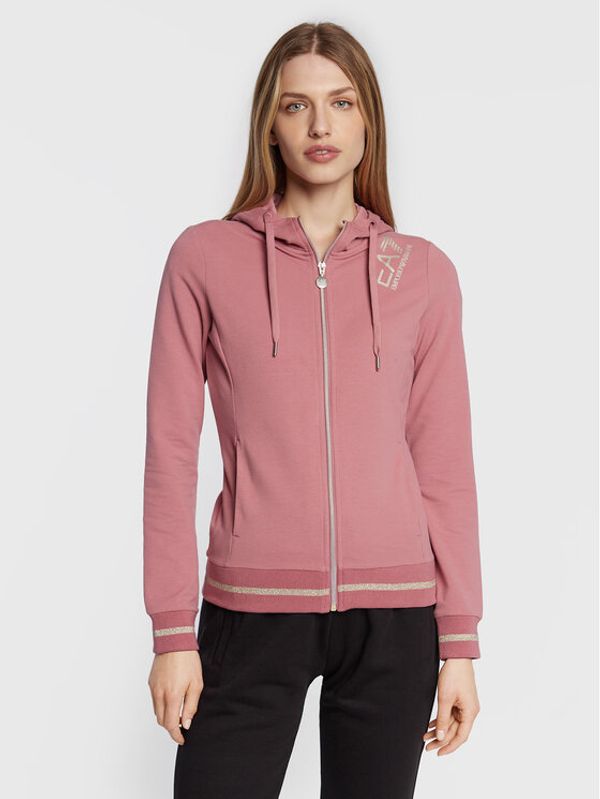 EA7 Emporio Armani EA7 Emporio Armani Суитшърт 6LTM07 TJCQZ 1438 Розов Regular Fit
