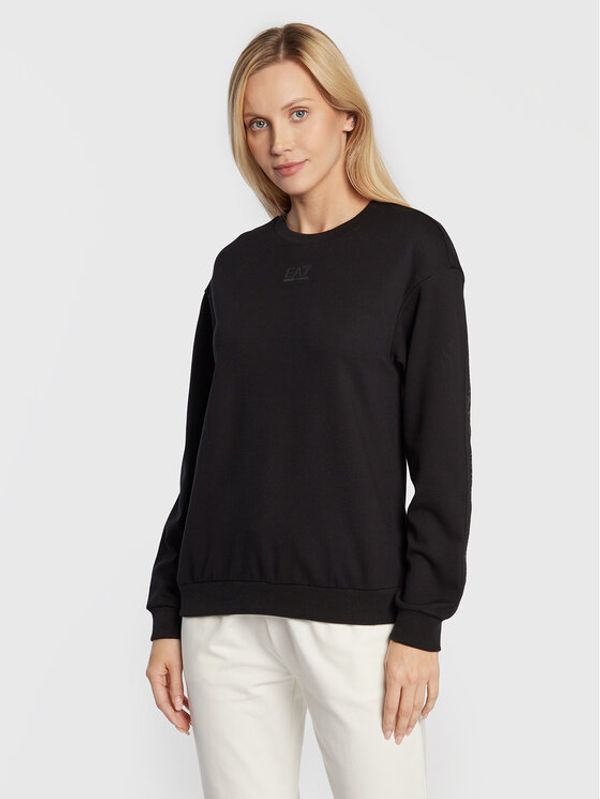 EA7 Emporio Armani EA7 Emporio Armani Суитшърт 6LTM25 TJJMZ 1200 Черен Comfortable Fit
