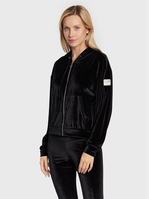 EA7 Emporio Armani EA7 Emporio Armani Суитшърт 6LTM31 TJDWZ 1200 Черен Regular Fit