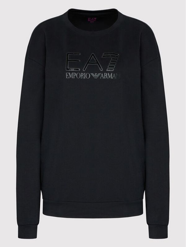 EA7 Emporio Armani EA7 Emporio Armani Суитшърт 6LTM40 TJJXZ 1200 Черен Regular Fit