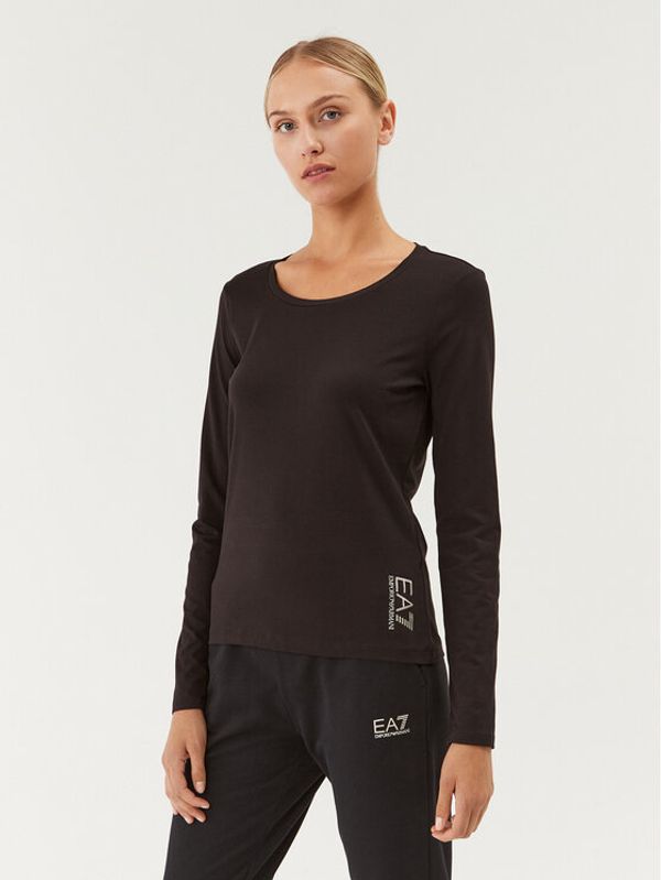 EA7 Emporio Armani EA7 Emporio Armani Суитшърт 6RTT01 TJFKZ 0200 Черен Regular Fit