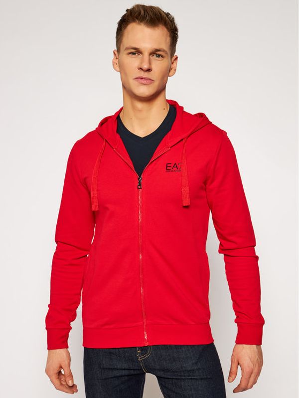 EA7 Emporio Armani EA7 Emporio Armani Суитшърт 8NPM03 PJ05Z 1451 Червен Regular Fit