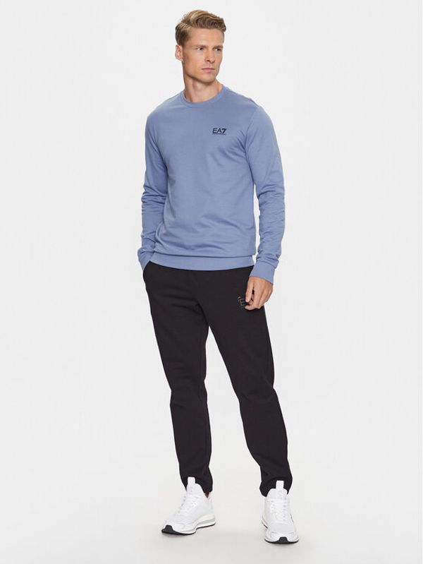EA7 Emporio Armani EA7 Emporio Armani Суитшърт 8NPM52 PJ05Z 1531 Син Regular Fit