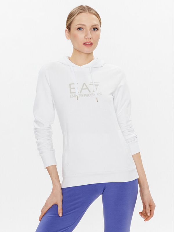 EA7 Emporio Armani EA7 Emporio Armani Суитшърт 8NTM36 TJCQZ 0101 Бял Regular Fit