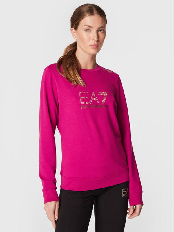 EA7 Emporio Armani EA7 Emporio Armani Суитшърт 8NTM45 TJ9RZ 1443 Розов Regular Fit