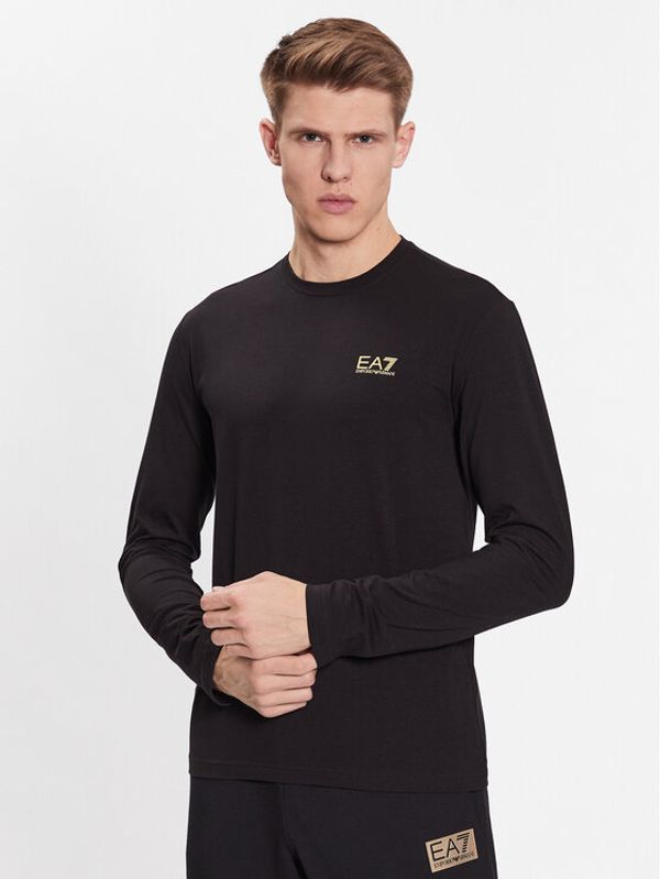 EA7 Emporio Armani EA7 Emporio Armani Тениска с дълъг ръкав 3RPT08 PJLBZ 0208 Черен Regular Fit