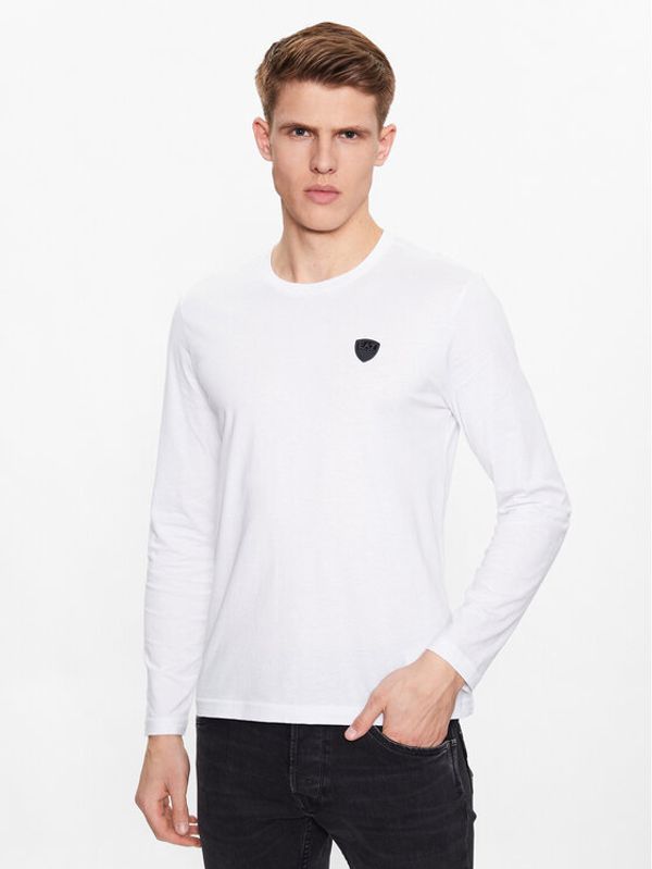 EA7 Emporio Armani EA7 Emporio Armani Тениска с дълъг ръкав 3RPT43 PJNTZ 1100 Бял Regular Fit
