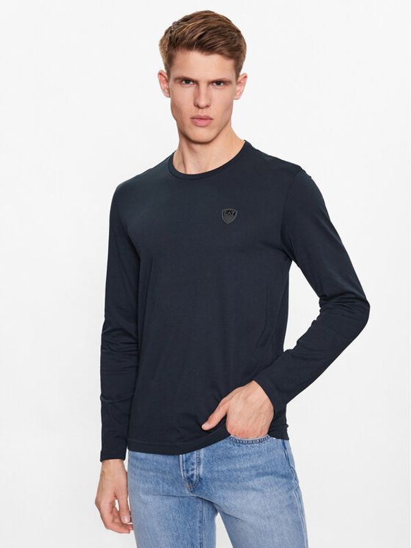 EA7 Emporio Armani EA7 Emporio Armani Тениска с дълъг ръкав 3RPT43 PJNTZ 1578 Тъмносин Regular Fit