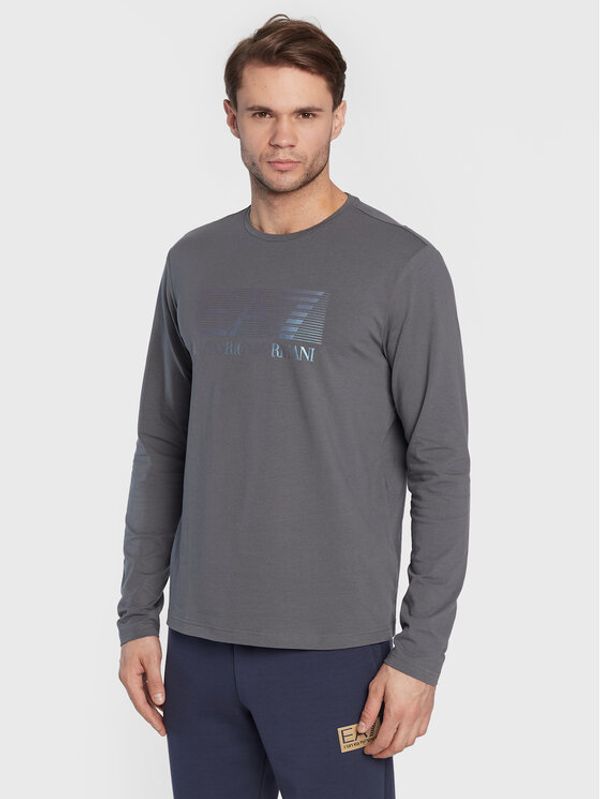 EA7 Emporio Armani EA7 Emporio Armani Тениска с дълъг ръкав 6LPT64 PJ03Z 1977 Сив Regular Fit