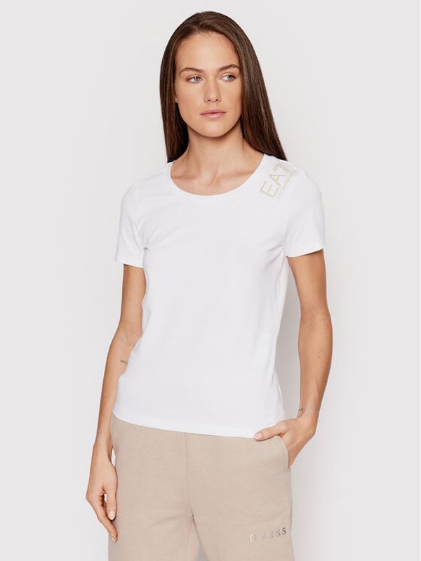 EA7 Emporio Armani EA7 Emporio Armani Тишърт 3LTT06 TJCRZ 1100 Бял Regular Fit