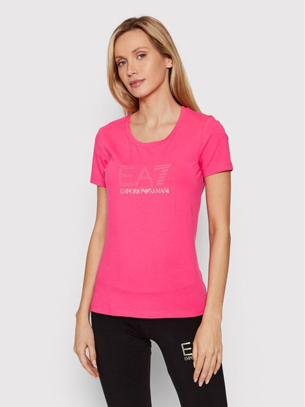 EA7 Emporio Armani EA7 Emporio Armani Тишърт 3LTT17 TJFKZ 1410 Розов Regular Fit