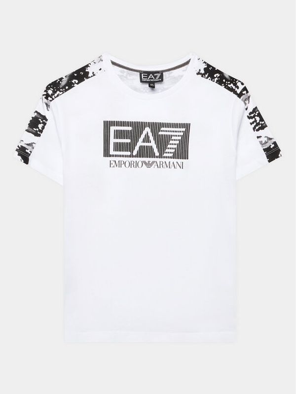 EA7 Emporio Armani EA7 Emporio Armani Тишърт 3RBT54 BJ02Z 1100 Бял Regular Fit