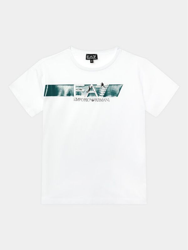 EA7 Emporio Armani EA7 Emporio Armani Тишърт 3RBT65 BJ02Z 1100 Бял Regular Fit