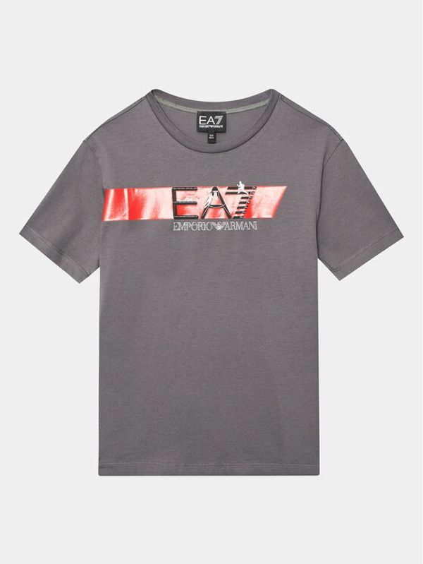 EA7 Emporio Armani EA7 Emporio Armani Тишърт 3RBT65 BJ02Z 1977 Сив Regular Fit