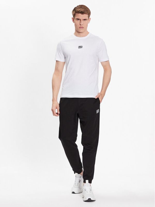 EA7 Emporio Armani EA7 Emporio Armani Тишърт 3RPT05 PJ02Z 0100 Бял Regular Fit