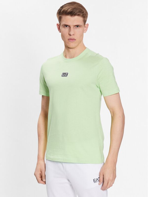 EA7 Emporio Armani EA7 Emporio Armani Тишърт 3RPT05 PJ02Z 0805 Зелен Regular Fit