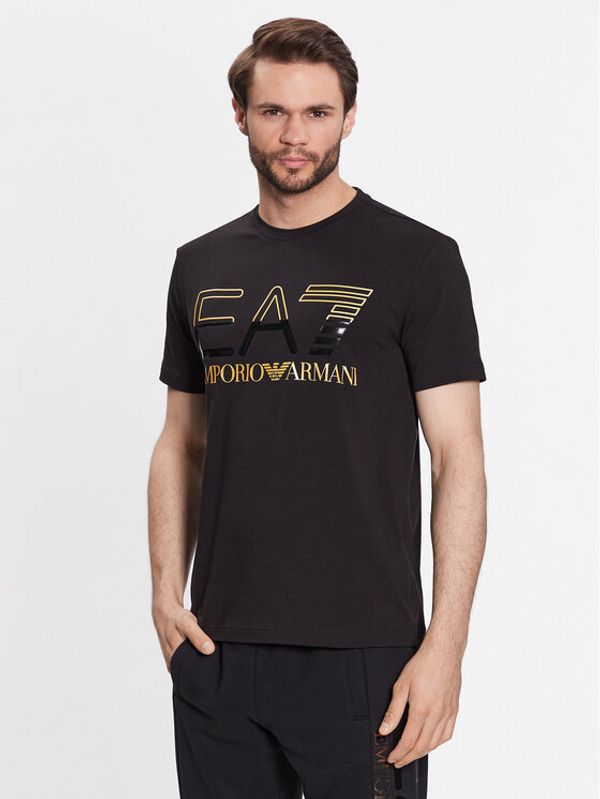 EA7 Emporio Armani EA7 Emporio Armani Тишърт 3RPT07 PJLBZ 0208 Черен Regular Fit